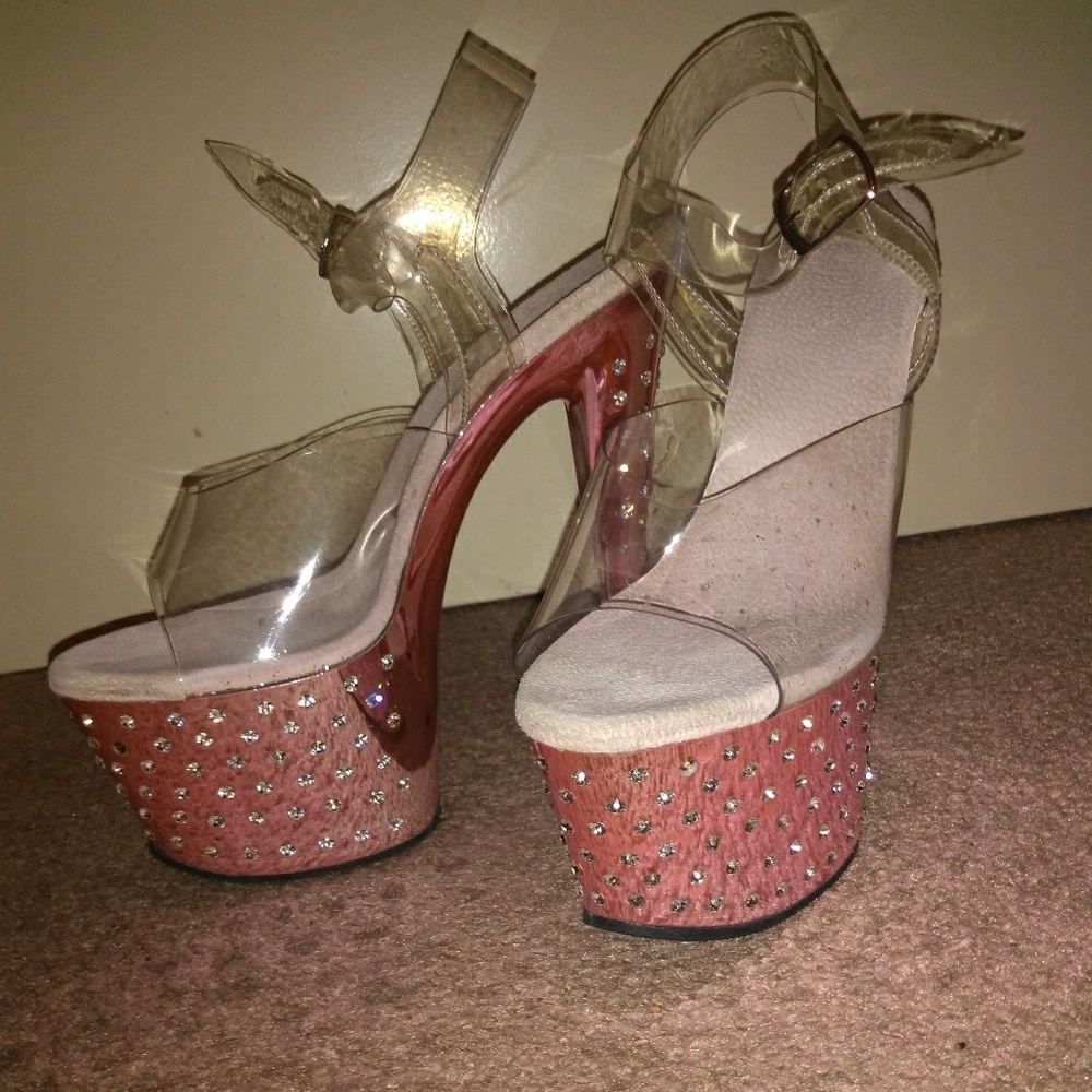 Pleaser Platform dancing heels sz. 6 1/2